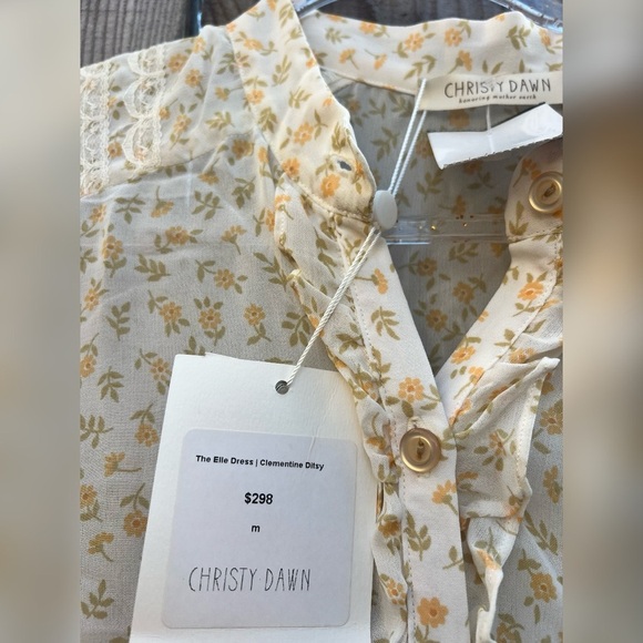 Christy Dawn The Elle Dress in Clementine Ditsy Floral Feminine NEW Size M RARE - Picture 4 of 8